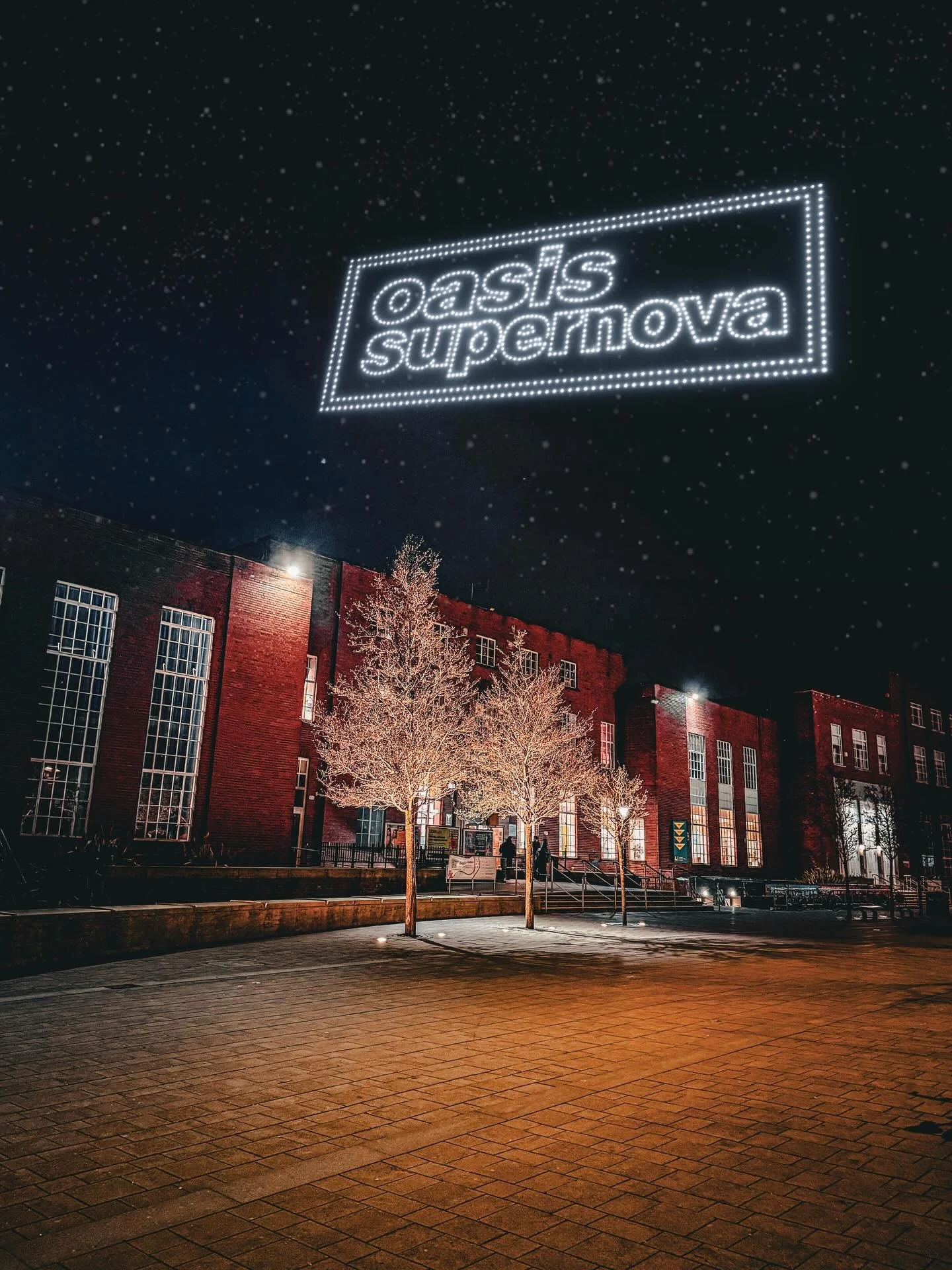 A few more @theoasissupernova promo pieces for recent shows, inspired by THE LIVE&rsquo;25 tour drones! 

Stylus - Leeds &amp; Camp And Furnace - Liverpool

#Oasis