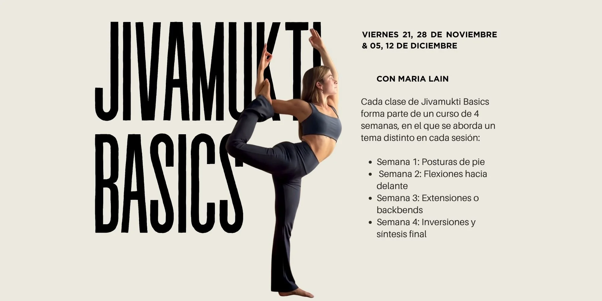 Jivamukti Basics Semana 1: Posturas de pie