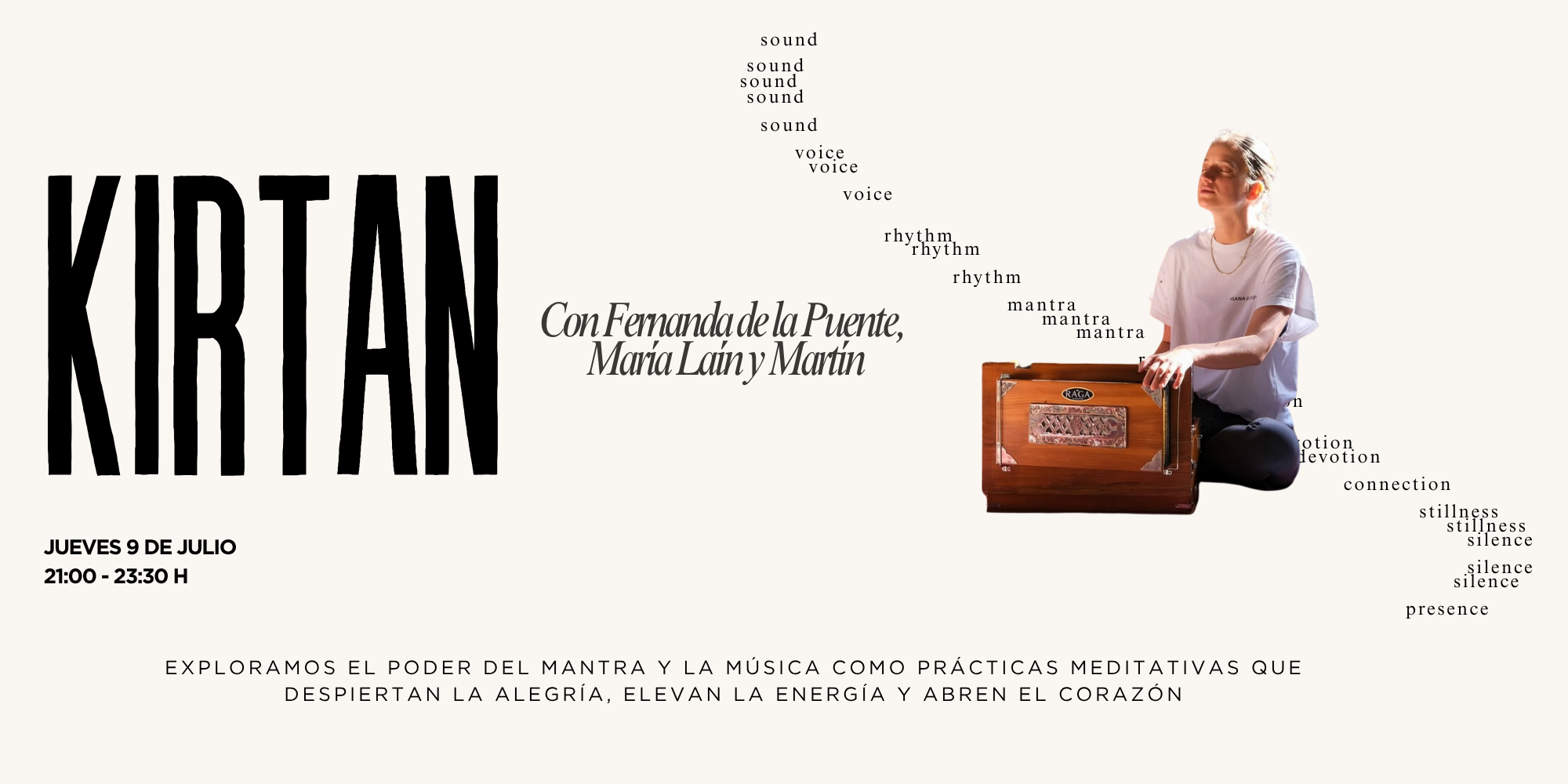 (FREE) Kirtan: Fernanda de la Puente, María Laín &amp; Martín