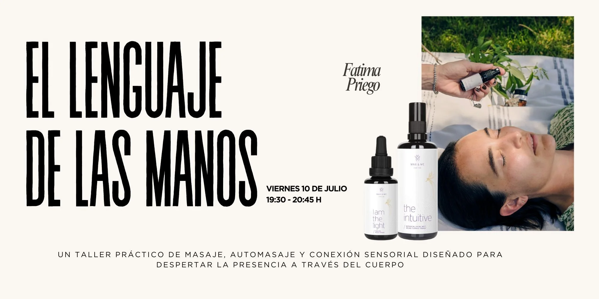 (FREE) Taller de Masaje: El Lenguaje de las Manos