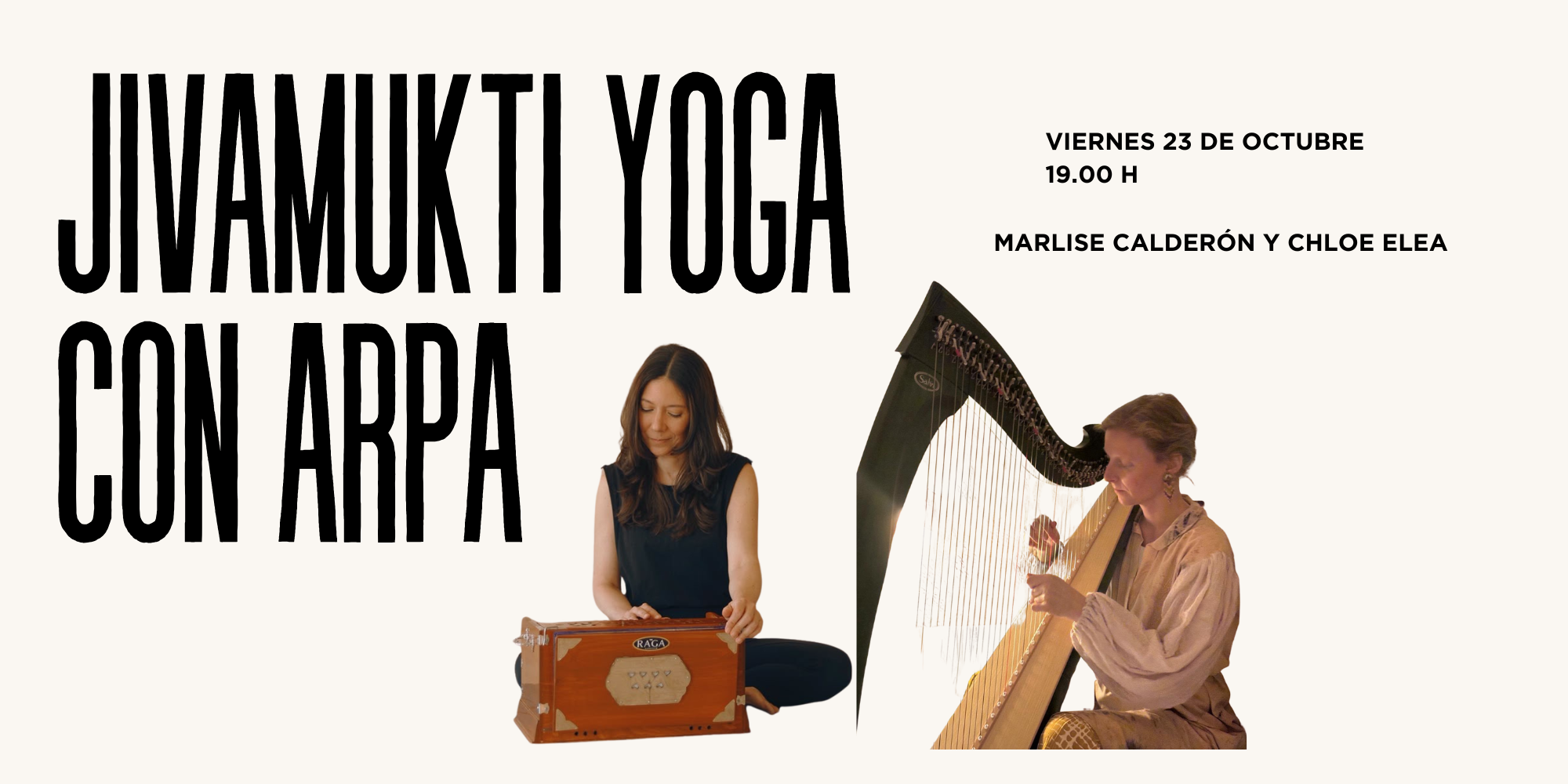 Jivamukti Yoga con Arpa