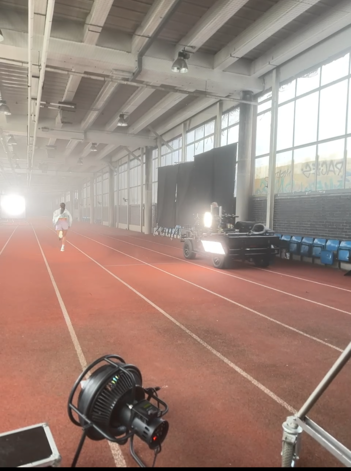 Behind-the-scenes filming for global ASOS january campaign, shot on location