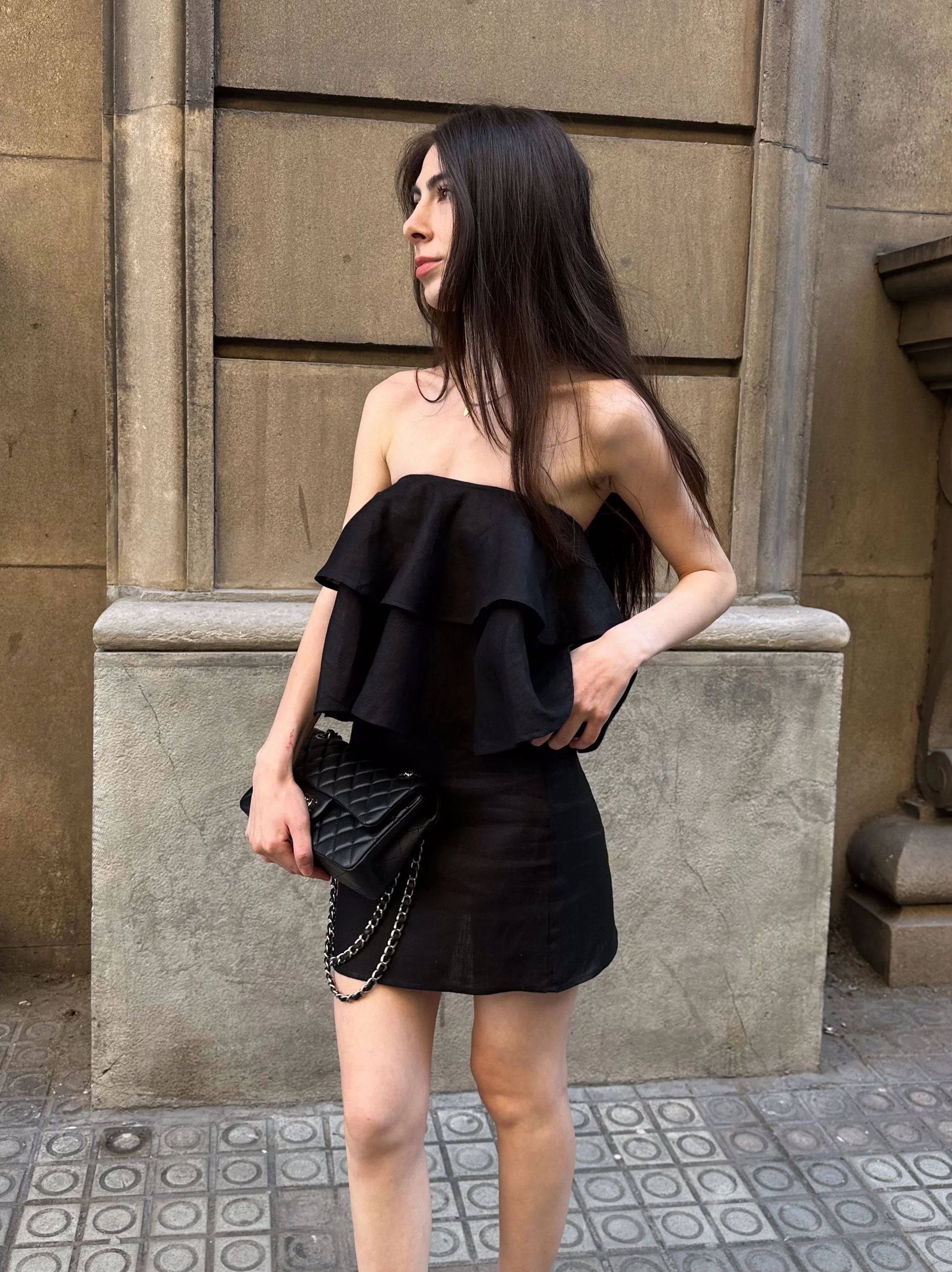 Black Linen Set - 2 Piece Set | Frou Frou