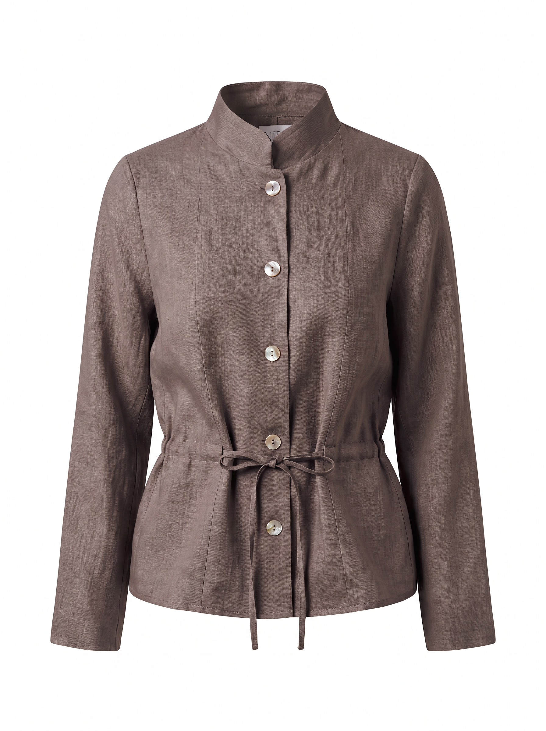 The Blazer Blouse - Brown