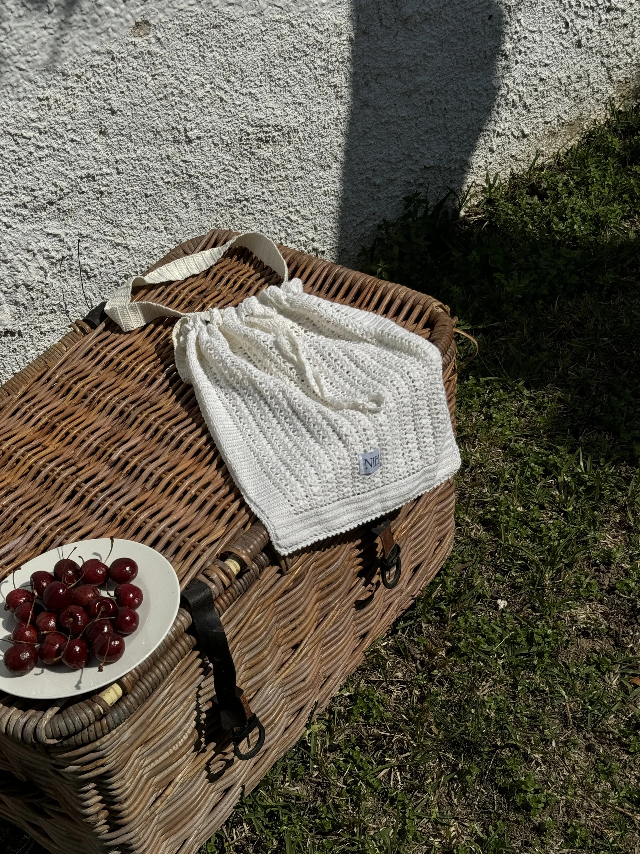 Summer Bag #2 — White Crochet Bag