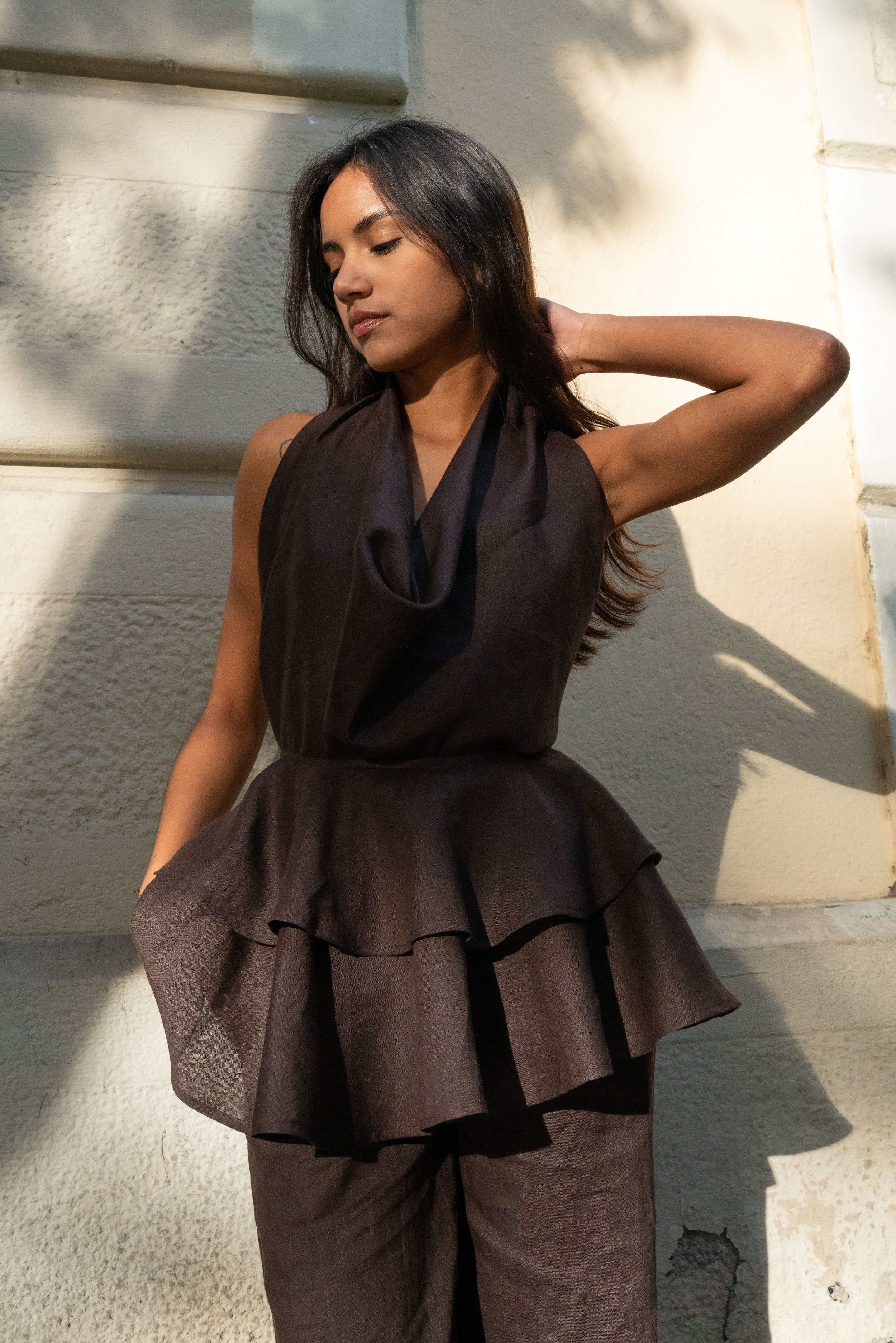 Heirloom Top - Brown