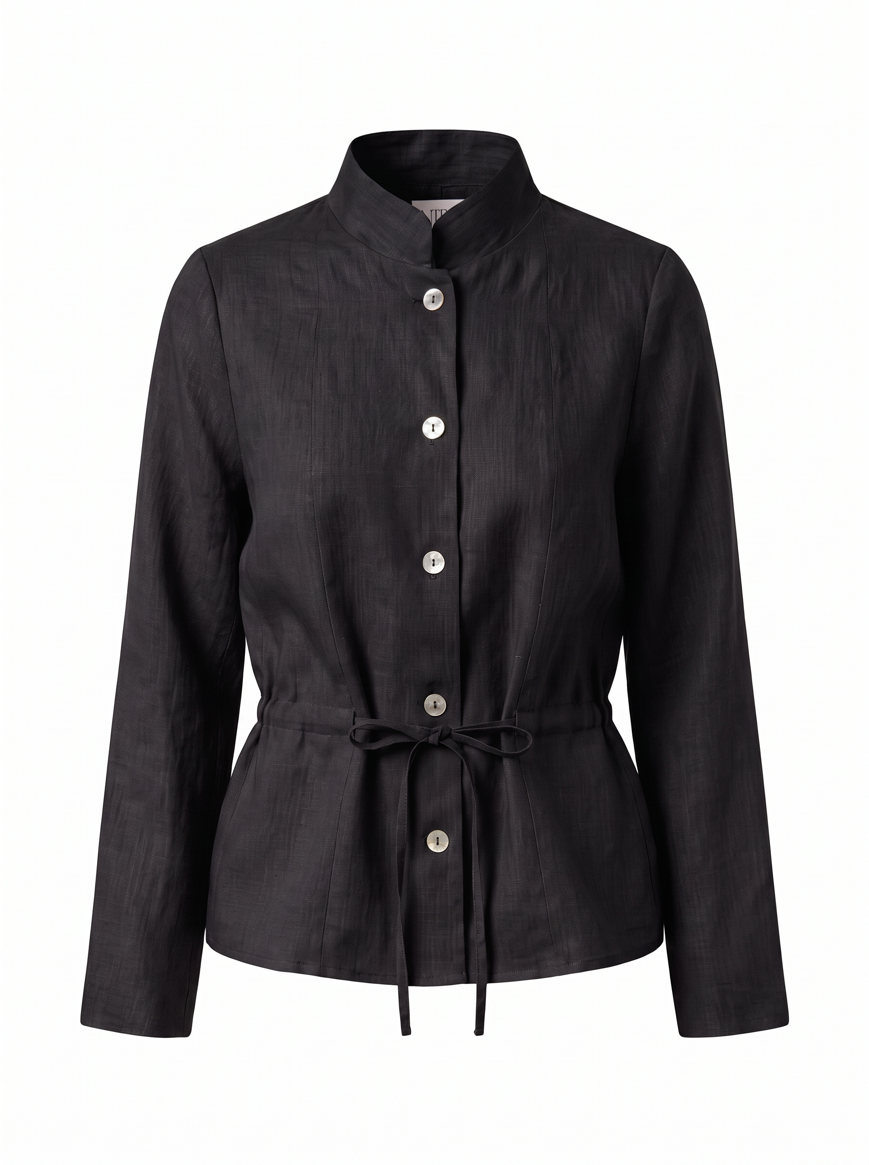 The Blazer Blouse- Black