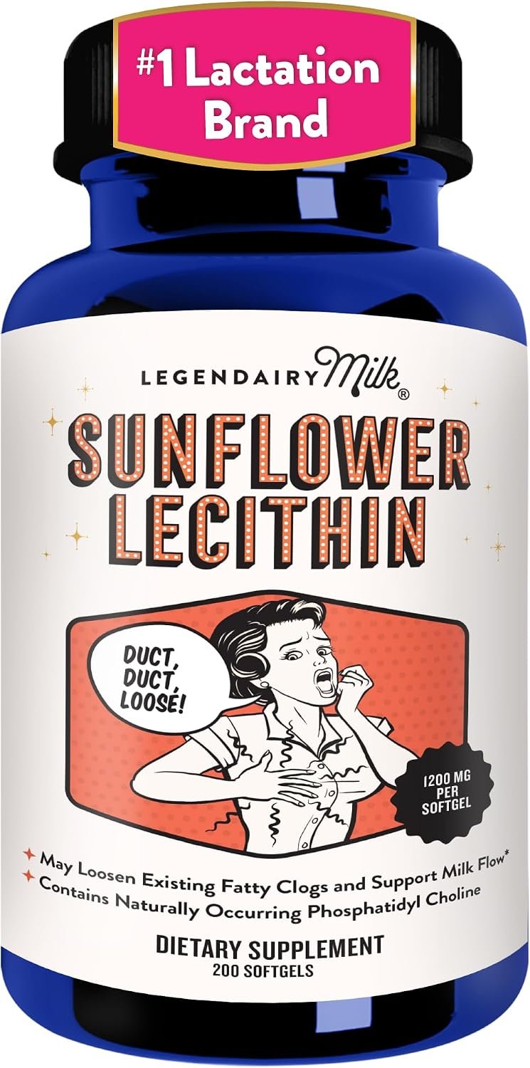 Legendairy Milk Sunflower Lecithin 1200mg, Lactation Support