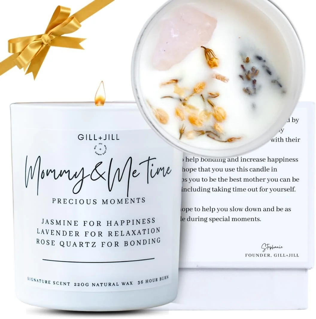Mommy and Me Time lavender and jasmine candle