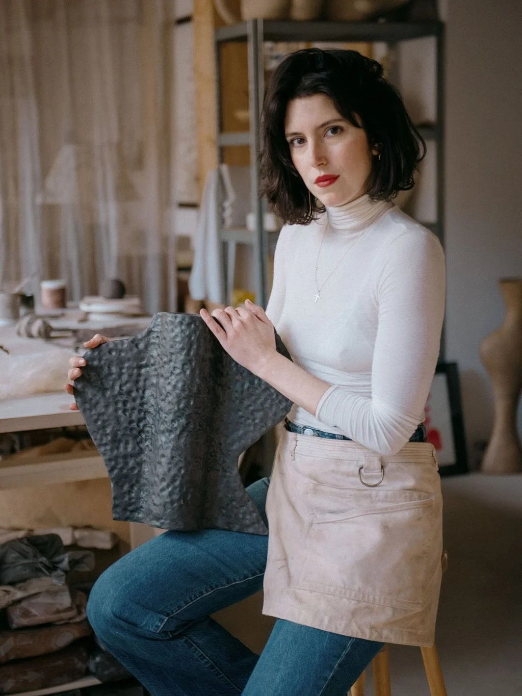 INTRODUCING OUR ARTISTS &mdash;

Based in Paris, multidisciplinary artist @thaliadalecky develops a deeply embodied practice, where the body becomes both subject and material.

Her early work explored the female body, later giving way to faces, often