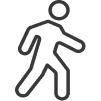 a person walking