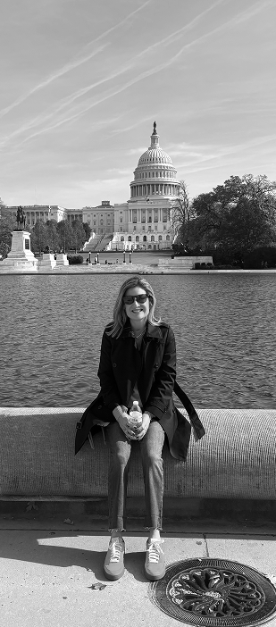 A photo of Andrea outdoors