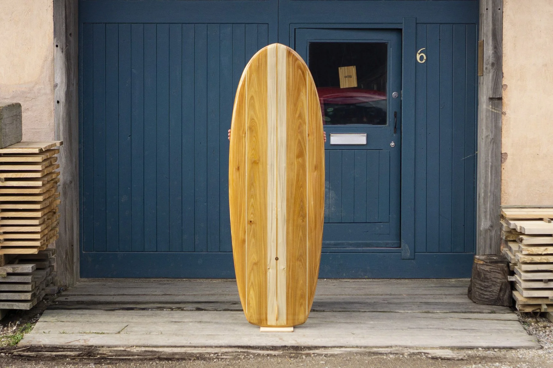 Otter-Wooden-Surfboard-Seadar-Mini-Simmons-Blue-Door-Deck-Product.jpg