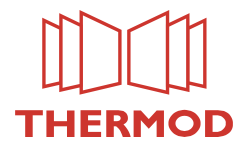 Punainen logo THERMOD.