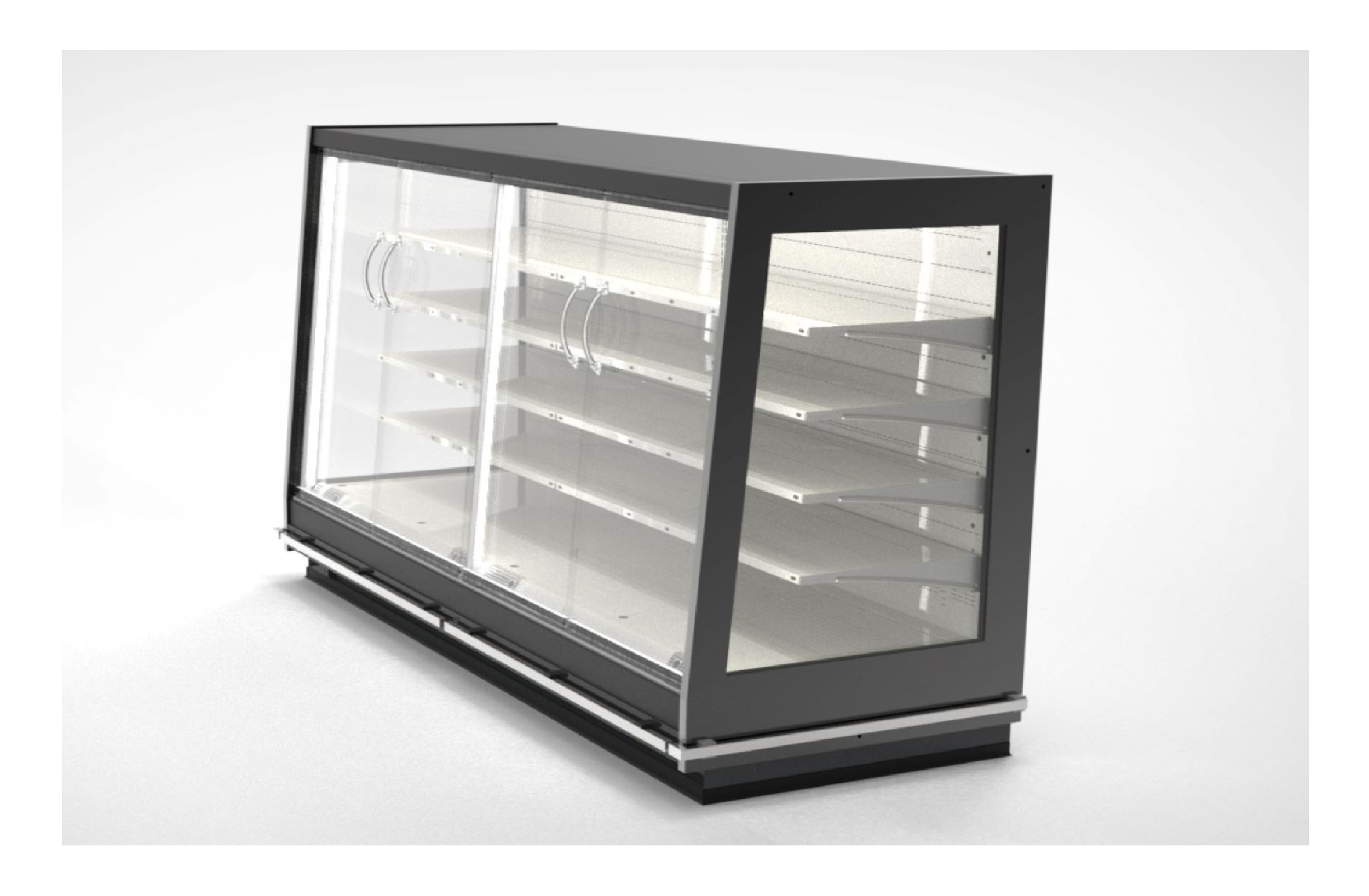 OSAKA 3 LXQ, ovellinen SV 3- tai 4-taso kylmähyllykkö H165 (Uutuus)