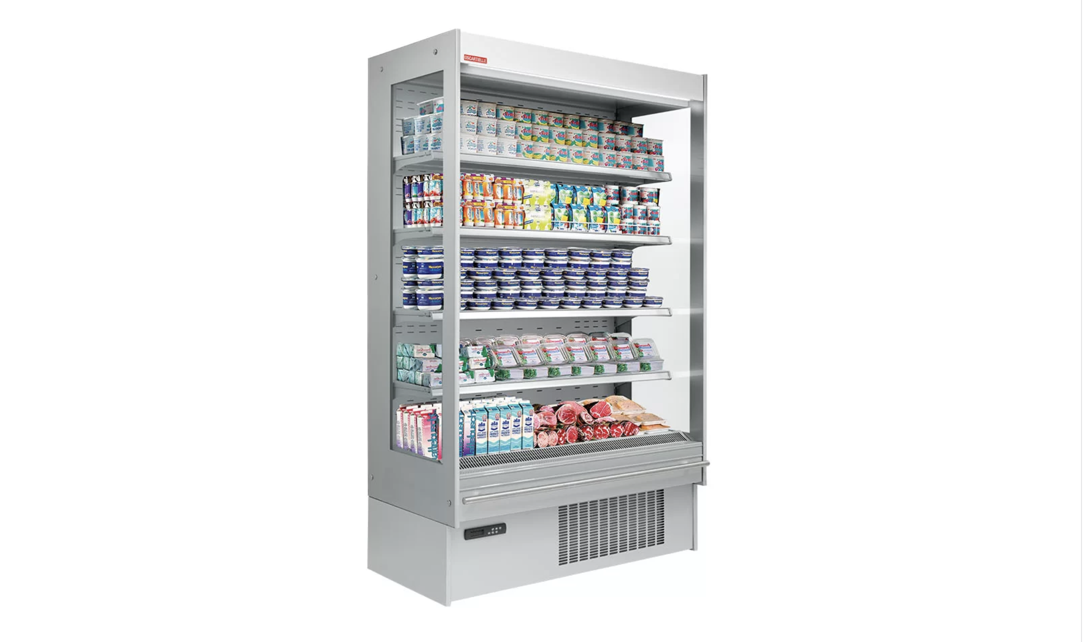 DIONE, omakoneellinen hyllykkö ovilla tai avoin