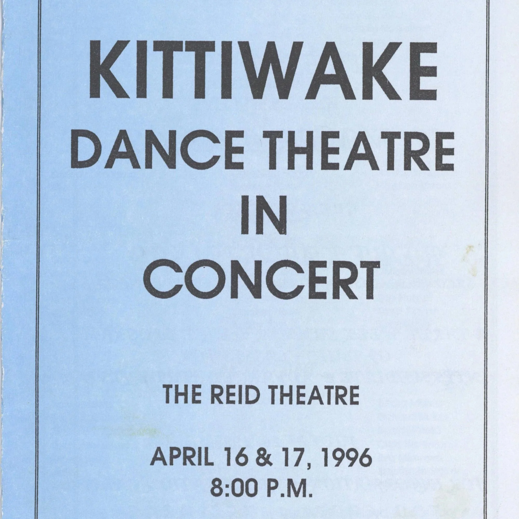 Programs and Posters
