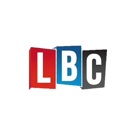 LBC logo with red, blue, and black blocks labeled L, B, and C.