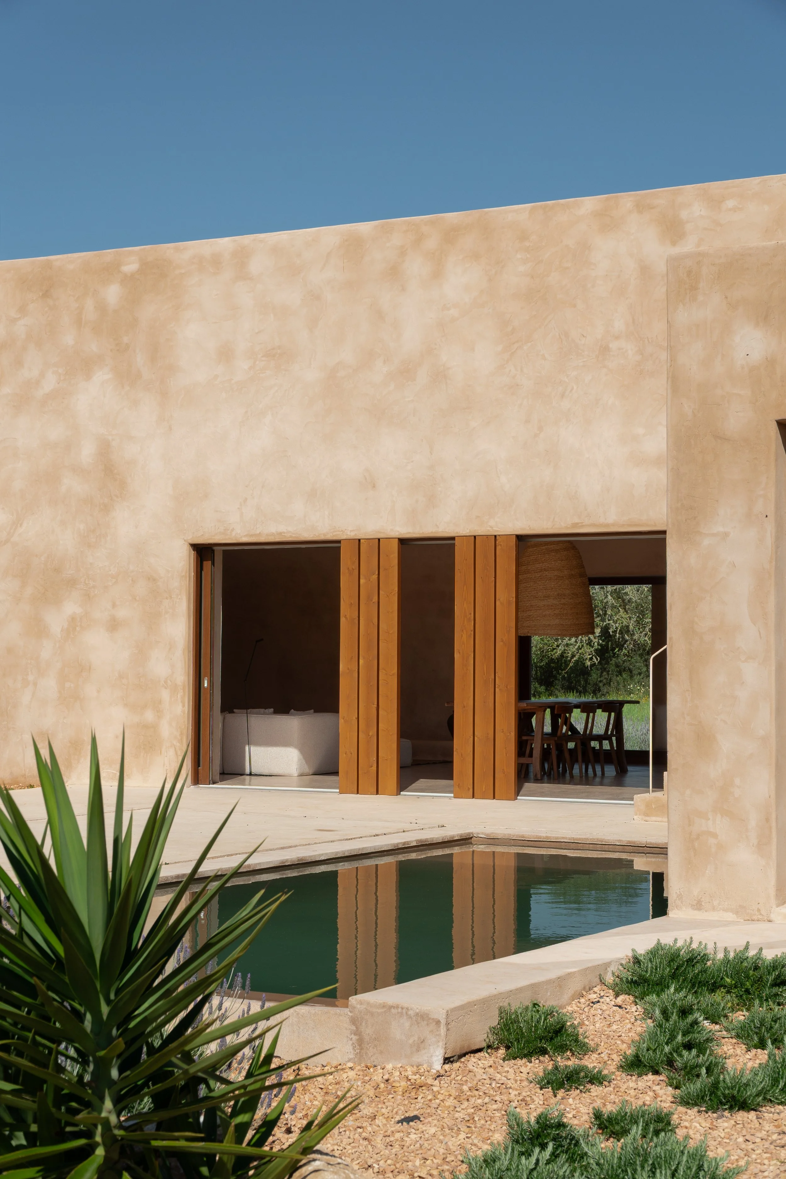 Architectural and interior photography of the Cas Concos finca in Mallorca