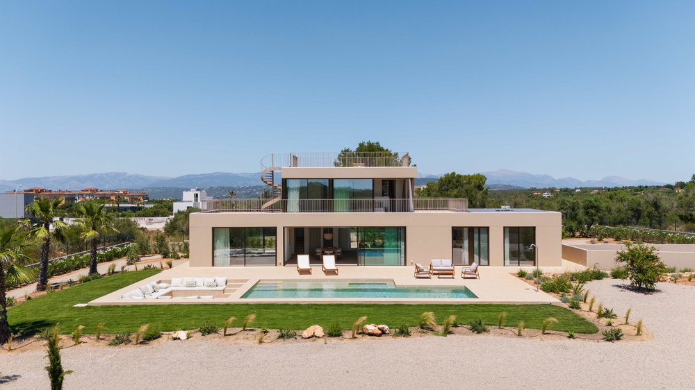 Contemporary Mallorca architecture photographed for the Son Gual II project