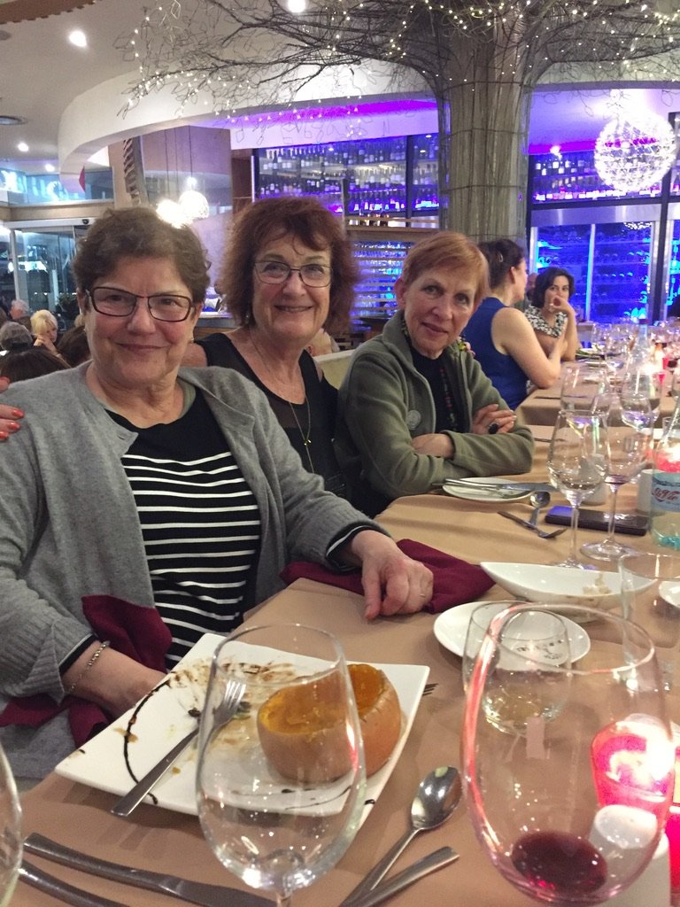 Muriel Driver Lecturer and U of Ottawa OT Director Claire-Jehanne Dubouloz-Wilner with CAOT Past Presidents (from left), Elizabeth Taylor and Sharon Brintnell at the 2018 WFOT Congress, Cape Town, South Africa.