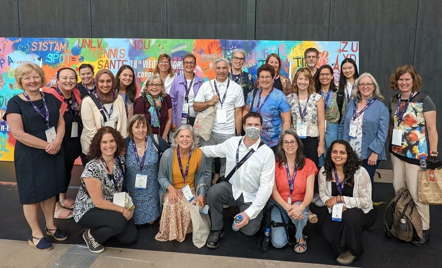 Canadian OTs gather at the World Federation of Occupational Therapy Congress, in Paris, France in 2022.