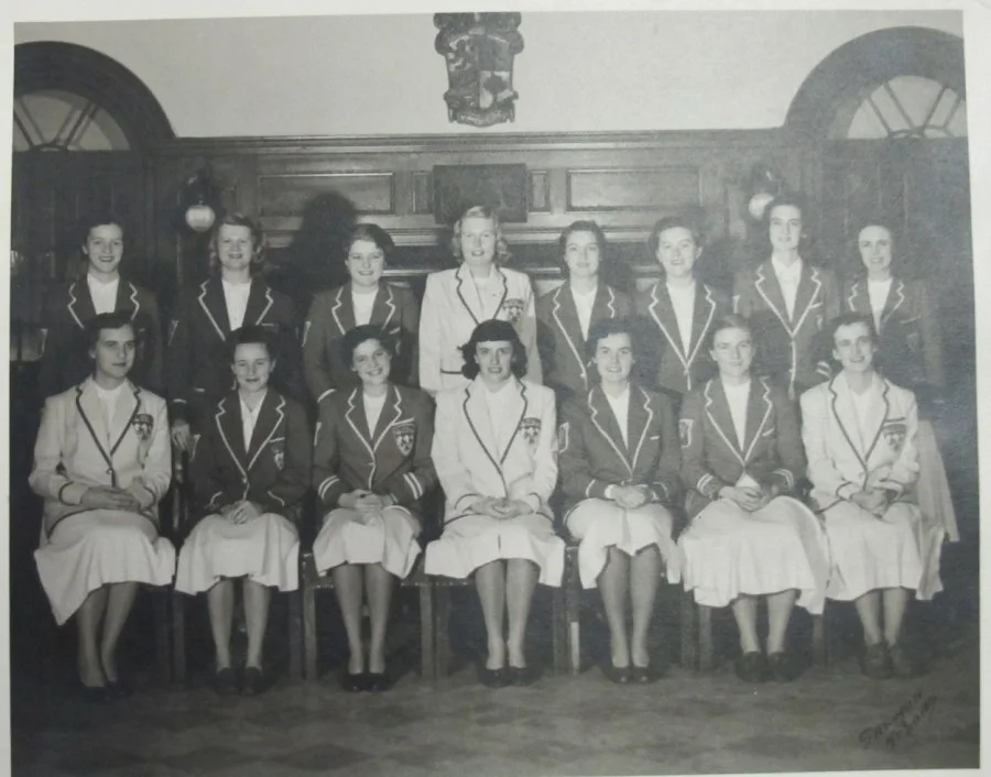 McGill University School of Physical & Occupational Therapy students, 1951.