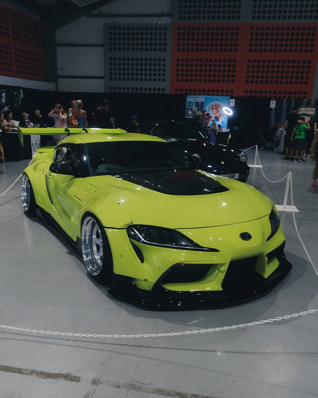 This beautiful BMW individual, Rocket Bunny wide-body kit MK5 Toyota Supra was on display inside at Ink and Engines Fest 2026!

&mdash;&mdash;&mdash;&mdash;&mdash;&mdash;&mdash;&mdash;&mdash;&mdash;&mdash;&mdash;&mdash;&mdash;&mdash;&mdash;&mdash;&md