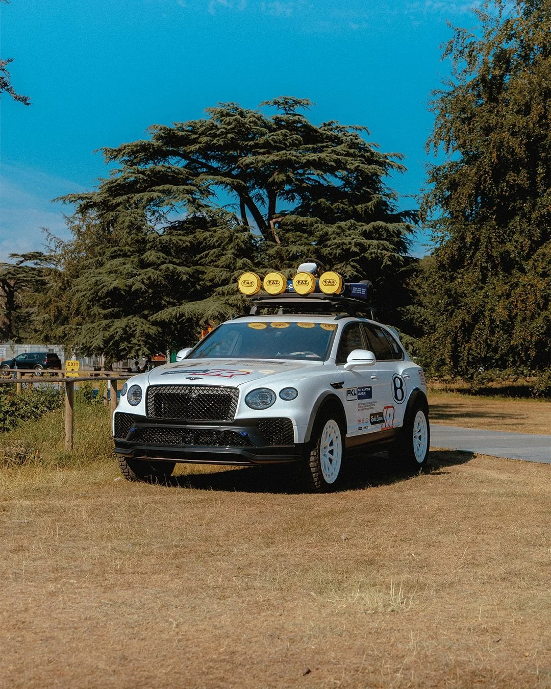 The ultimate off roading daily driver. A white on white, Bentley Bentayga, with a go kart on the roof!

&mdash;&mdash;&mdash;&mdash;&mdash;&mdash;&mdash;&mdash;&mdash;&mdash;&mdash;&mdash;&mdash;&mdash;&mdash;&mdash;&mdash;&mdash;&mdash;&mdash;&mdash