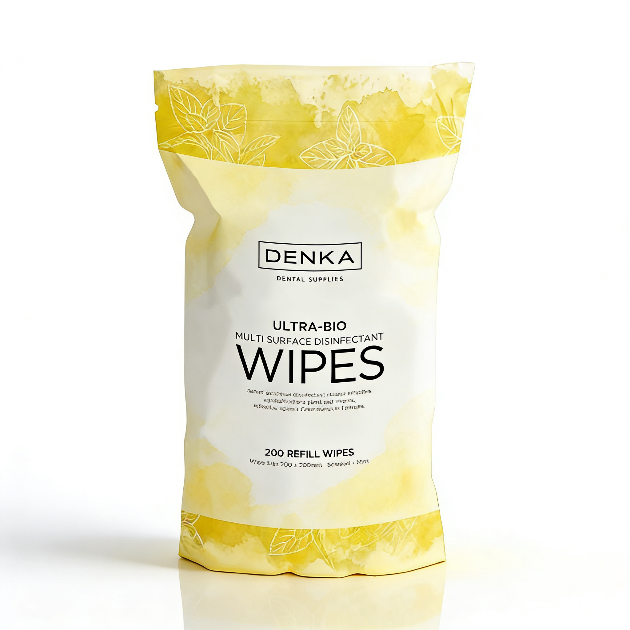 Ultrabio Citrus Alcohol-Free Wipes Refill x 200