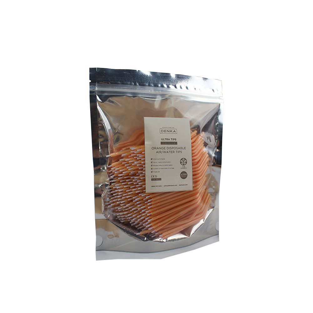 Premium Disposable 3-in-1 Air/Water Tips Orange x 250