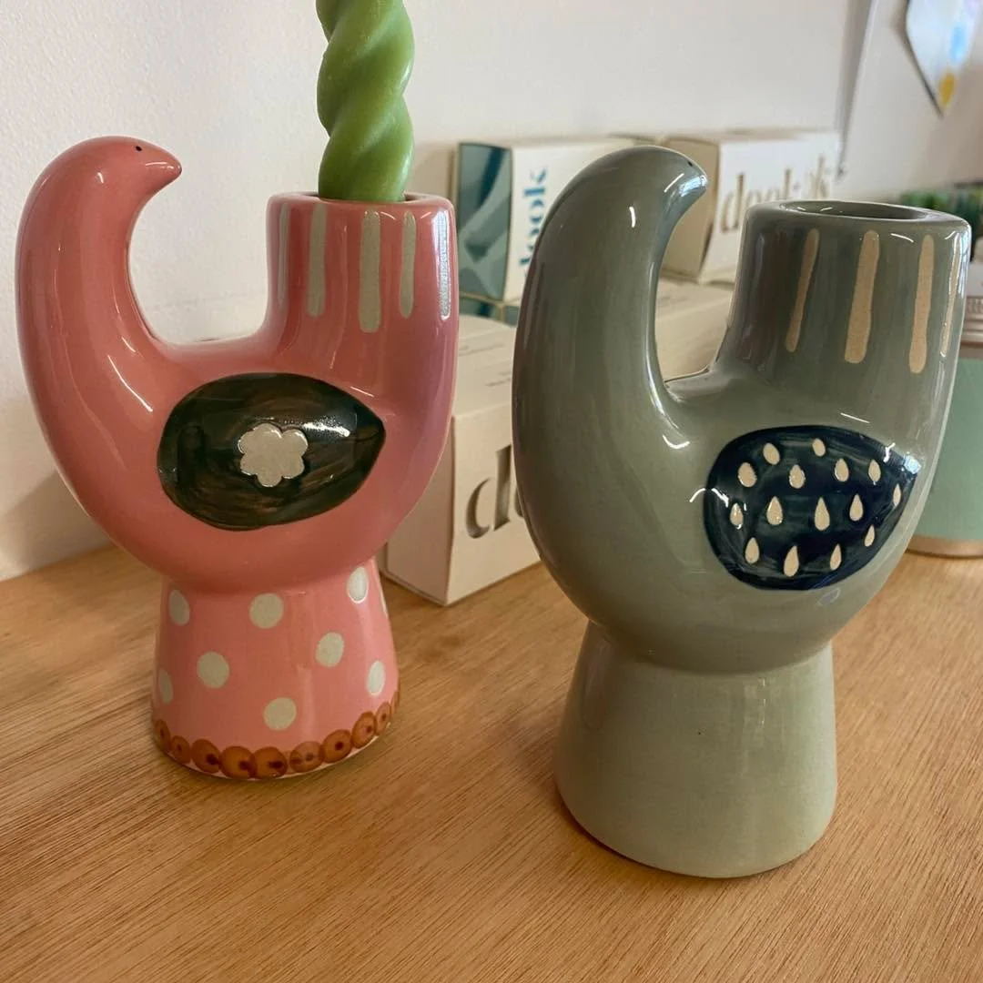 New in this week is an adorably quirky collection of candlestick holders and I'm in love with all of them!