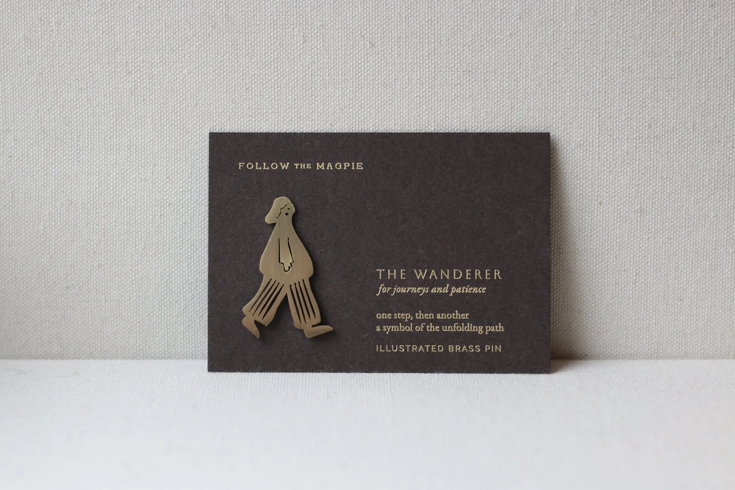 The Wanderer - Brass Pin