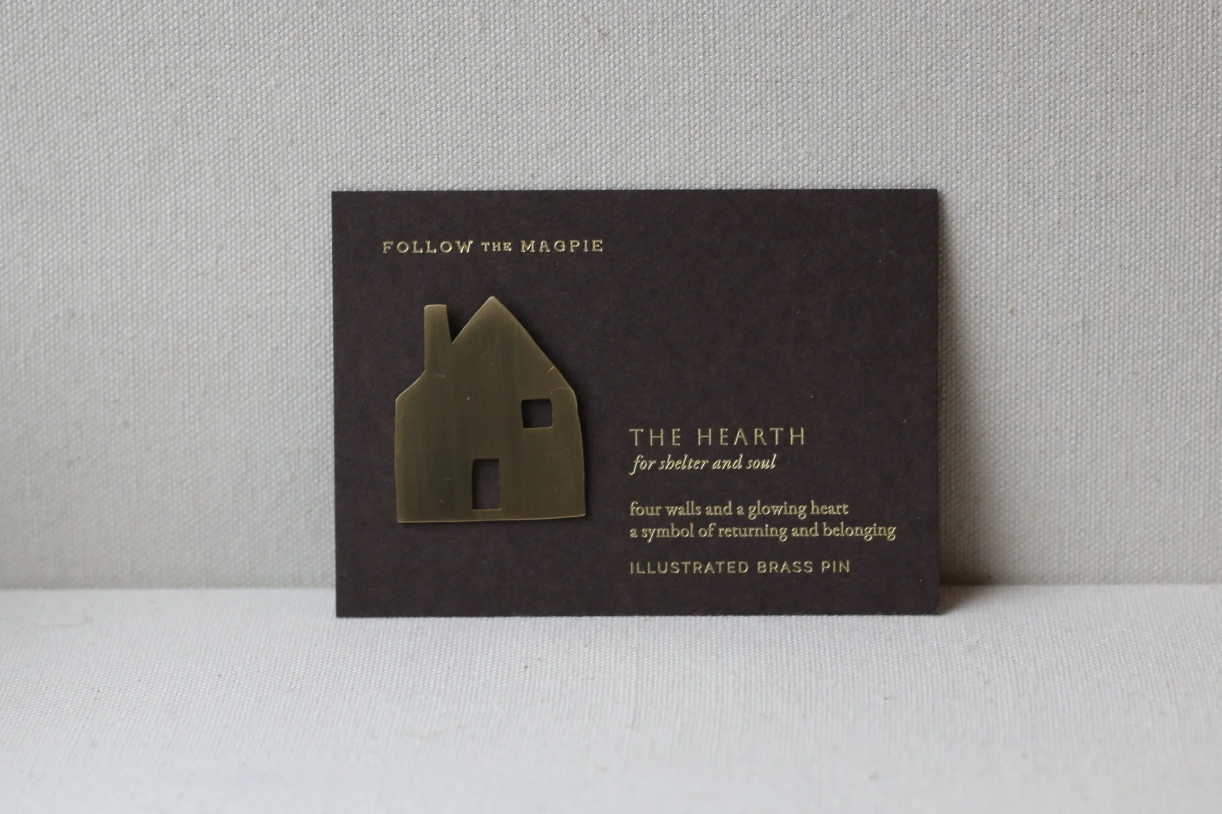 The Hearth - Brass Pin