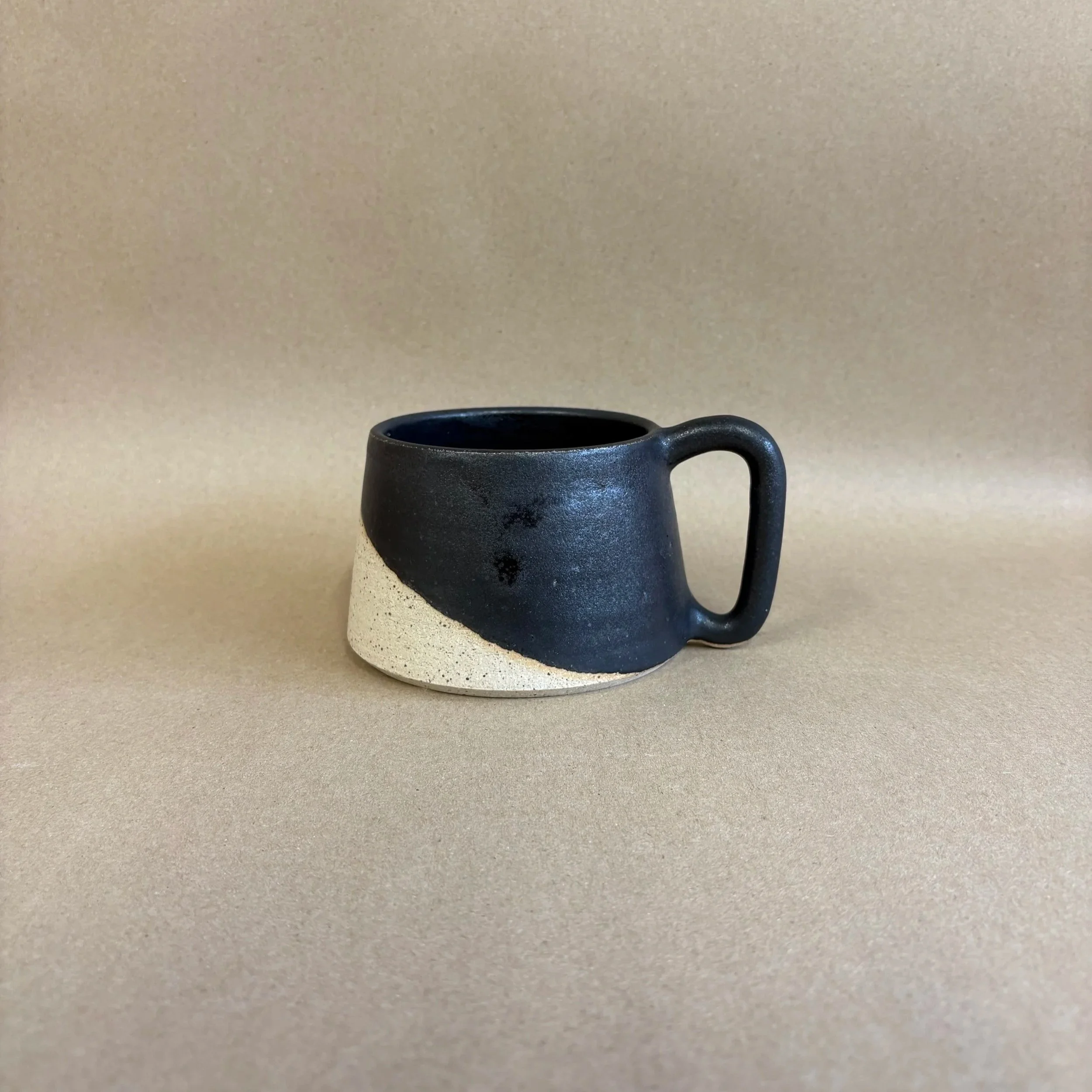 Angled Mug Made in Forres - Black
