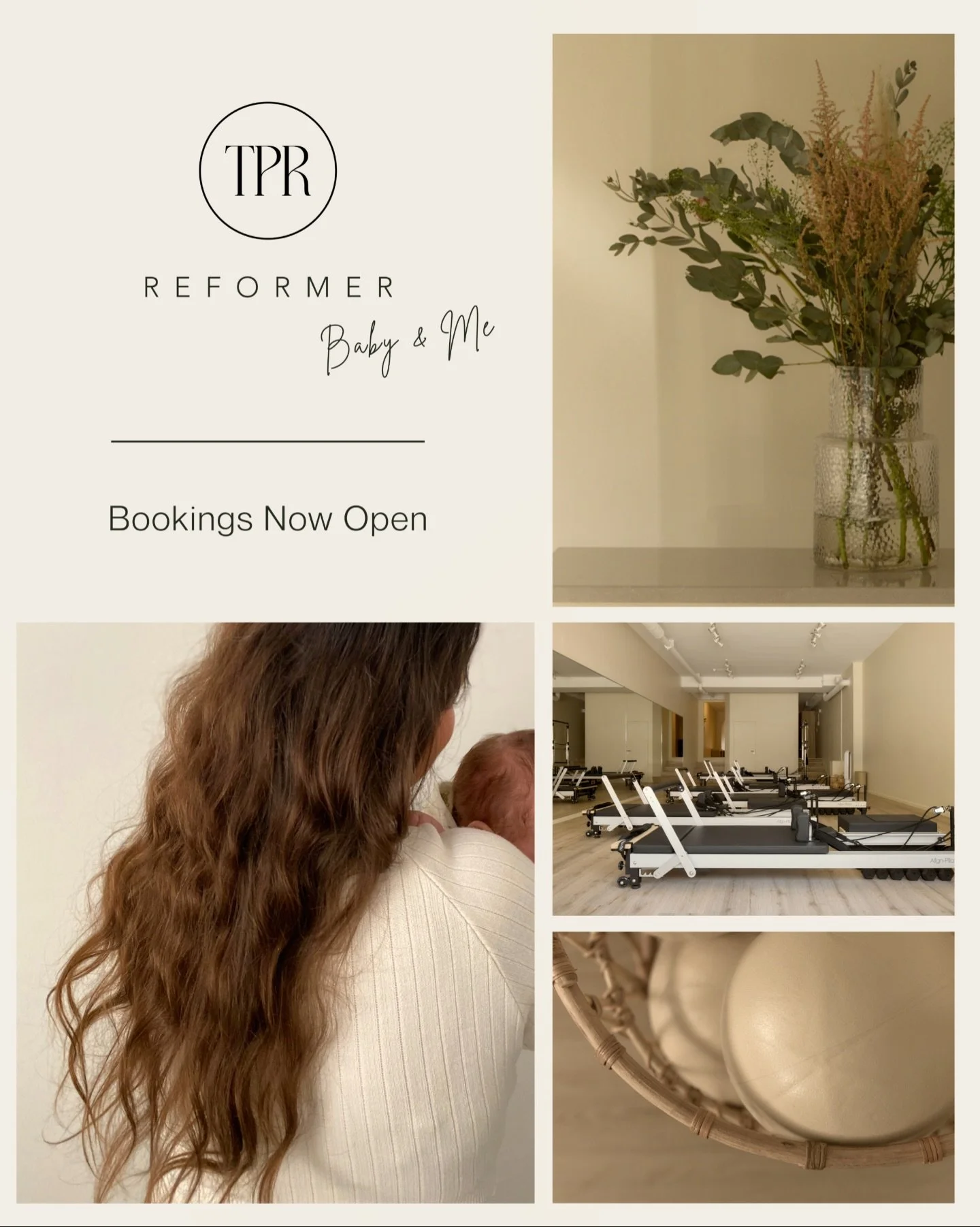 Our Baby &amp; Me classes are designed to support you during the early months of motherhood, offering a calm and welcoming space to move, connect, and breathe - with your baby by your side.

Led by an experienced instructor and limited to a small gro