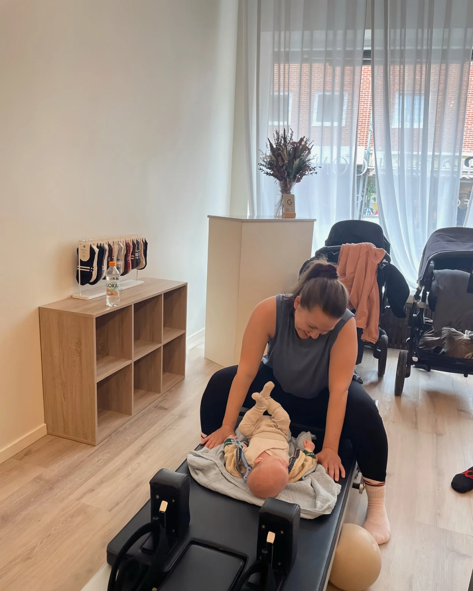 A little capture of today&rsquo;s Baby &amp; Me class 🤍 With only six participants and their little ones, this intimate session is exclusively for members and their babies, creating a calm and supportive atmosphere. Each class is thoughtfully tailor