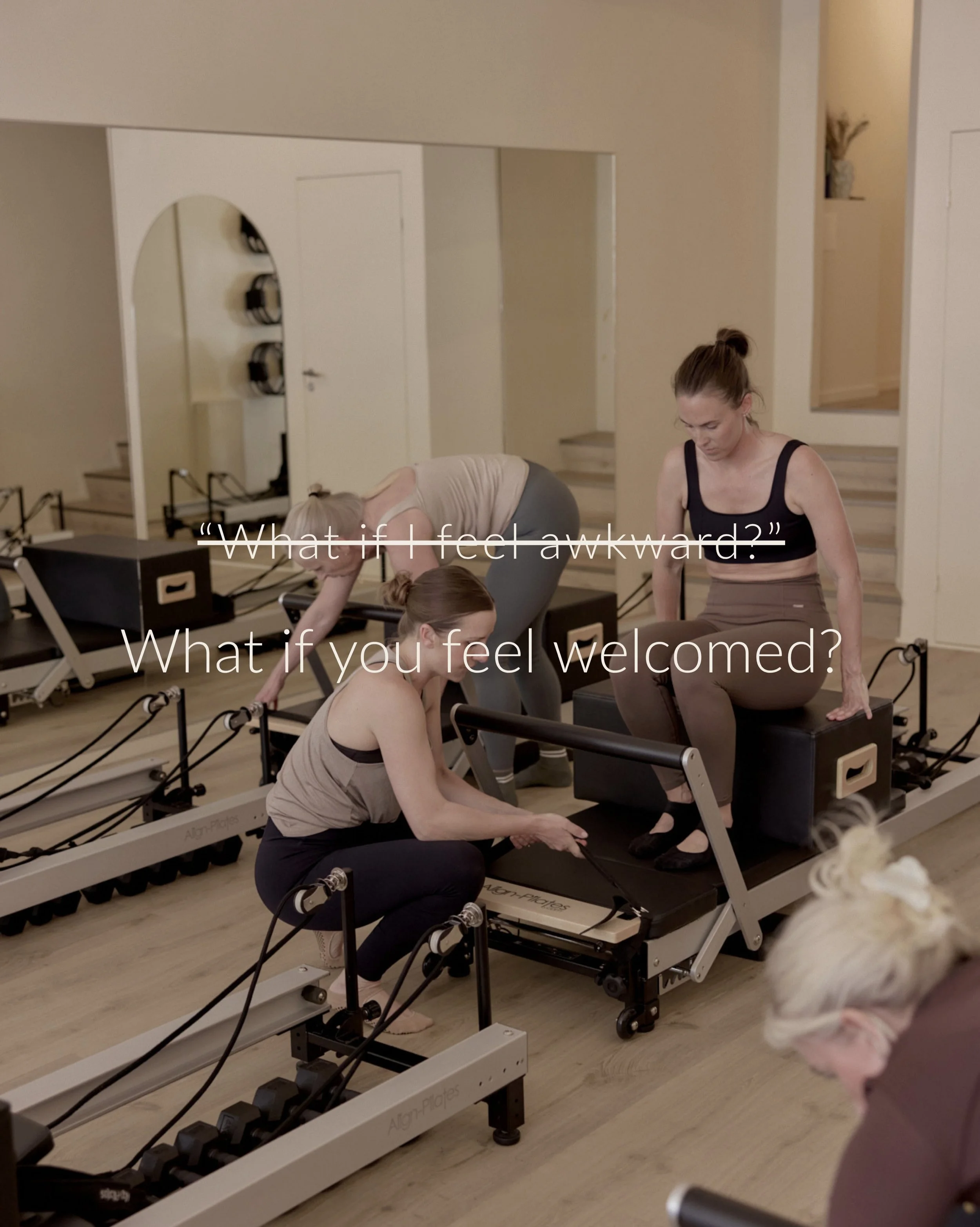 Starting something new can feel intimidating - but it doesn&rsquo;t have to.

At The Pilates Room, you&rsquo;ll be welcomed exactly as you are. There&rsquo;s no pressure to keep up, no expectation to already know what you&rsquo;re doing and no need t