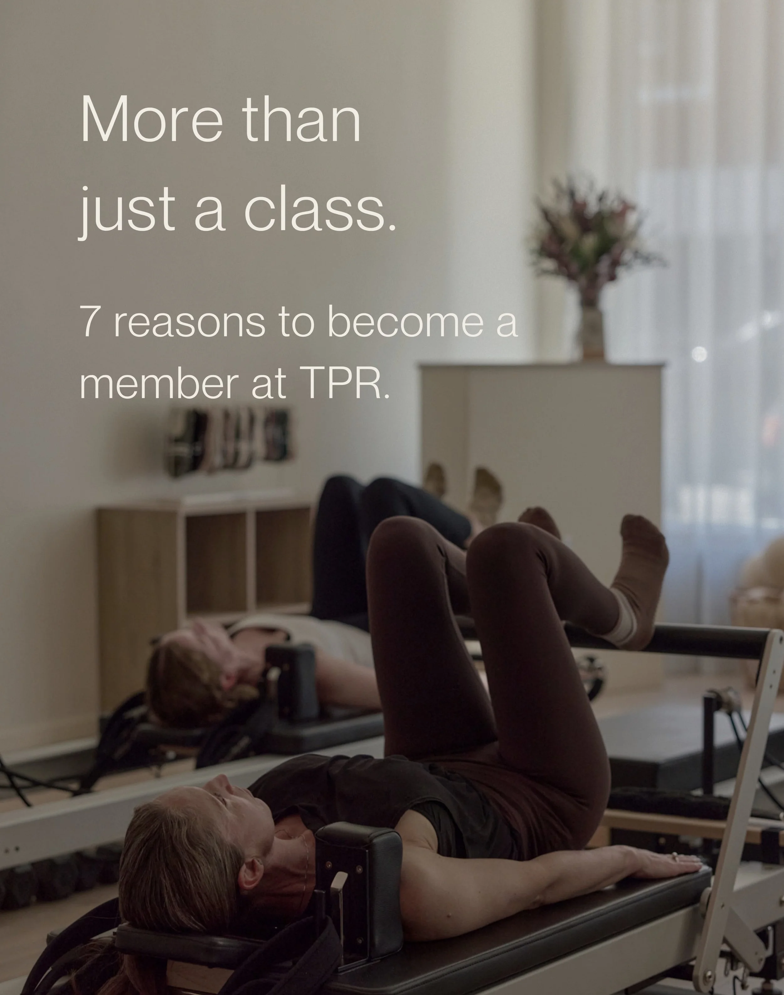 More than just a class. More than just a membership. 

Great instructors, a welcoming community, more flexibility and plenty of ways to challenge yourself. Now offering over 40 classes per week.

Swipe to discover 7 reasons to become a member at The 