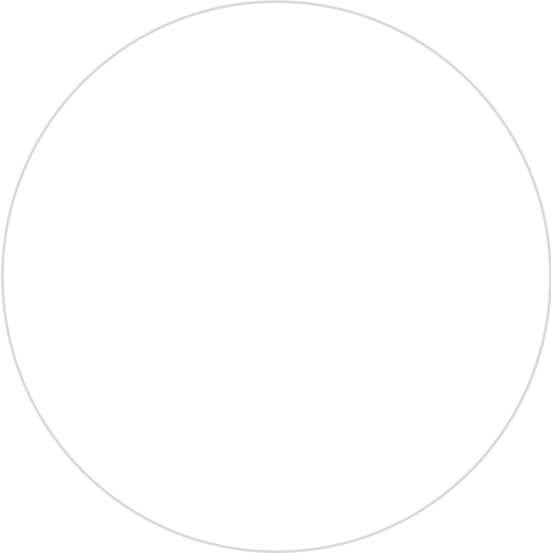 Imagem de um círculo preto com uma borda branca fina e uma linha diagonal branca que atravessa o círculo de canto a canto.