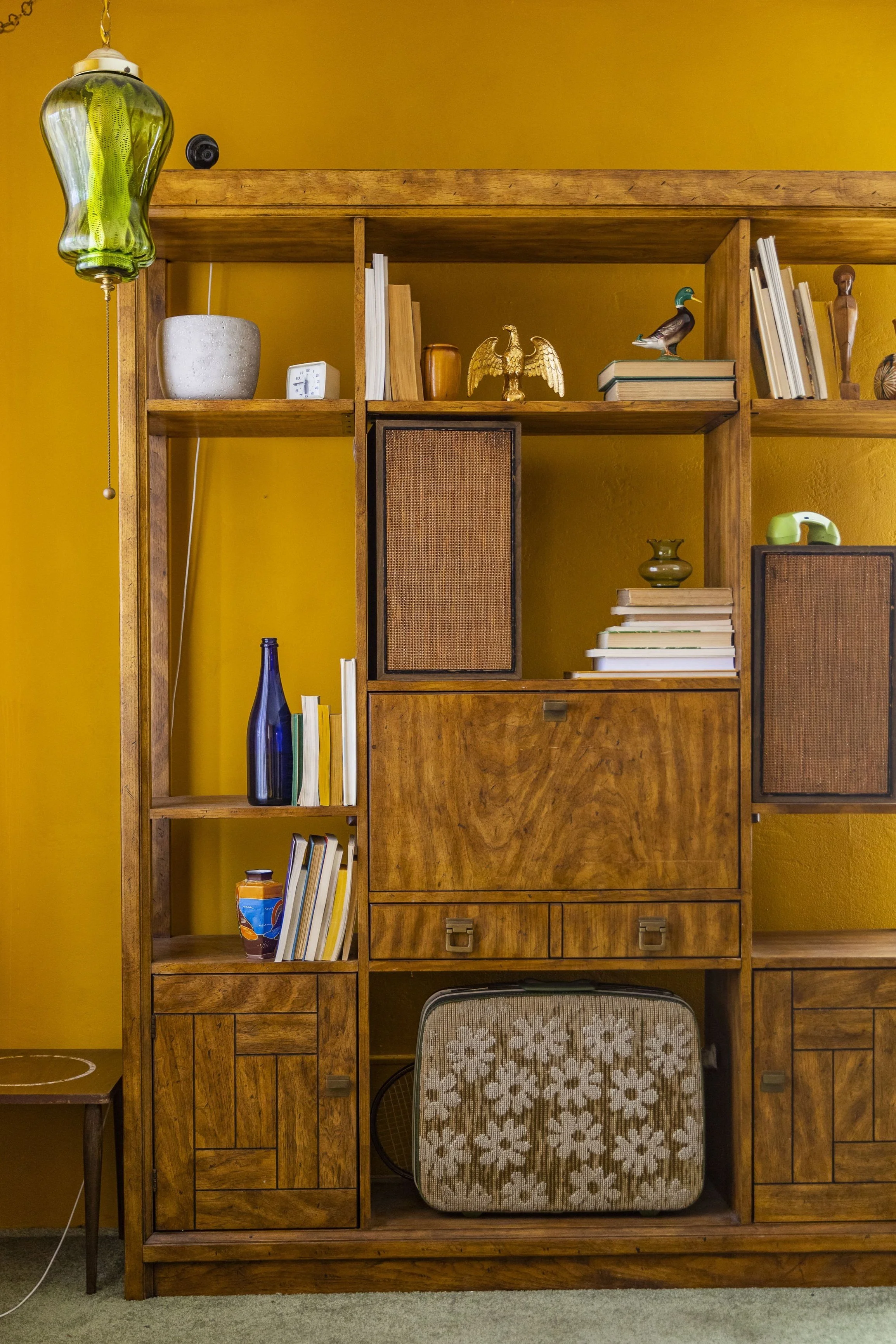 Décoration d’intérieur rétro colorée