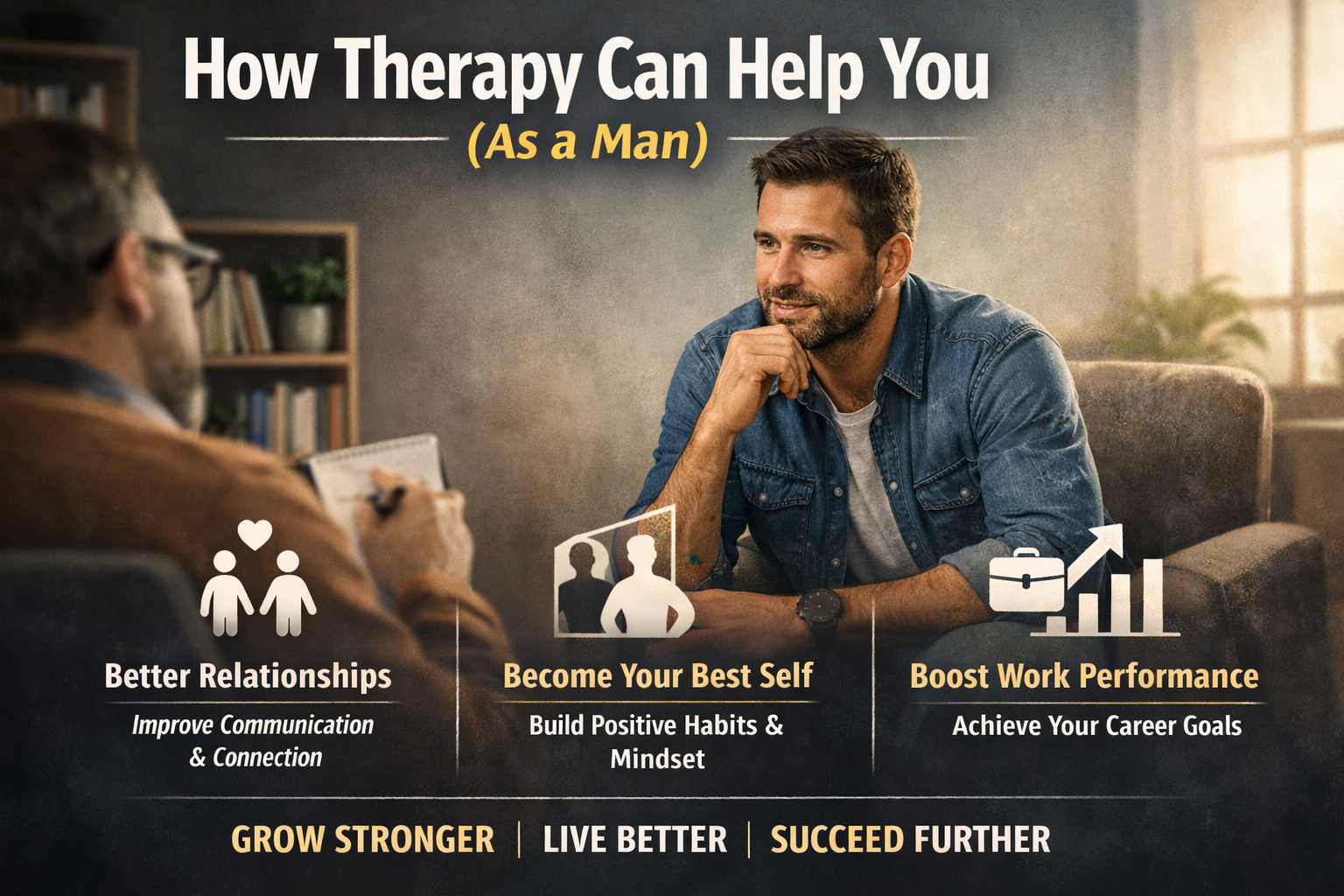 How Therapy Can Help You (As a Man)