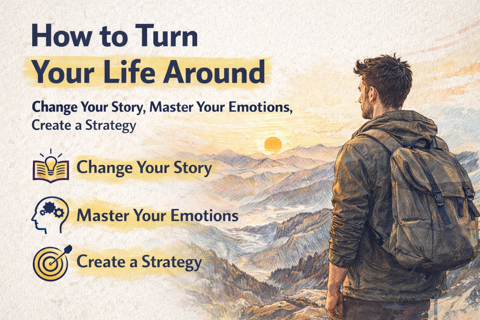 How to Turn Your Life Around: 3 Steps That Actually Create Change