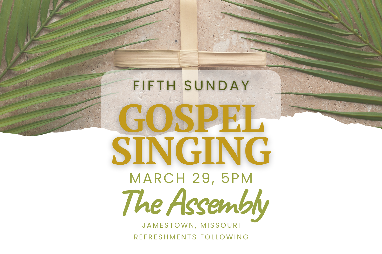 Fifth Sunday Sing