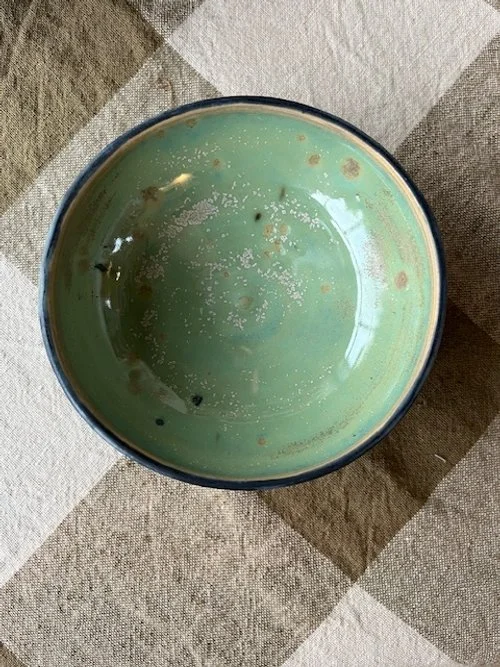 Small bowl light green glaze