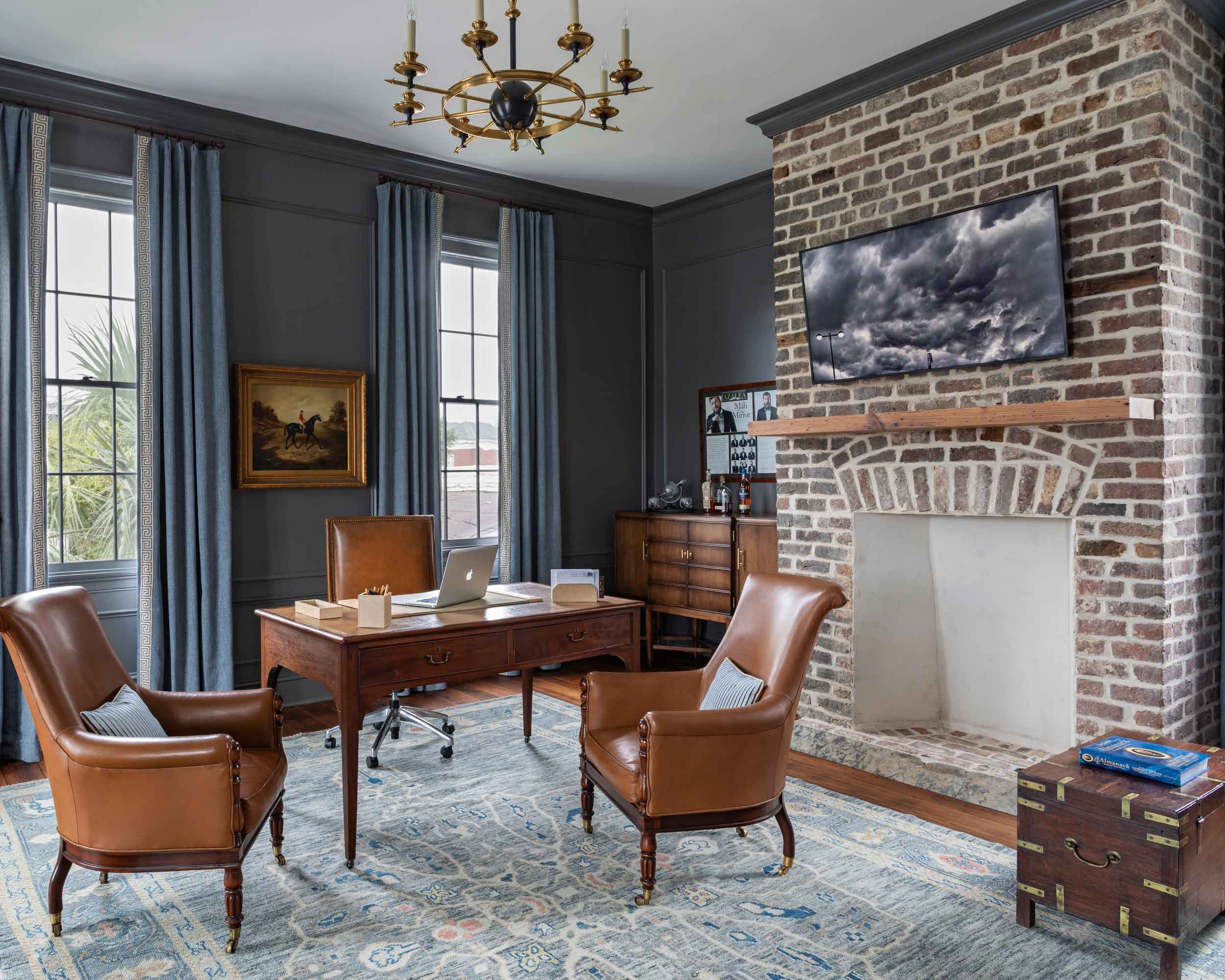 office-circa-federal-style-chandelier-antique-writing-desk-restored-fireplace.jpg