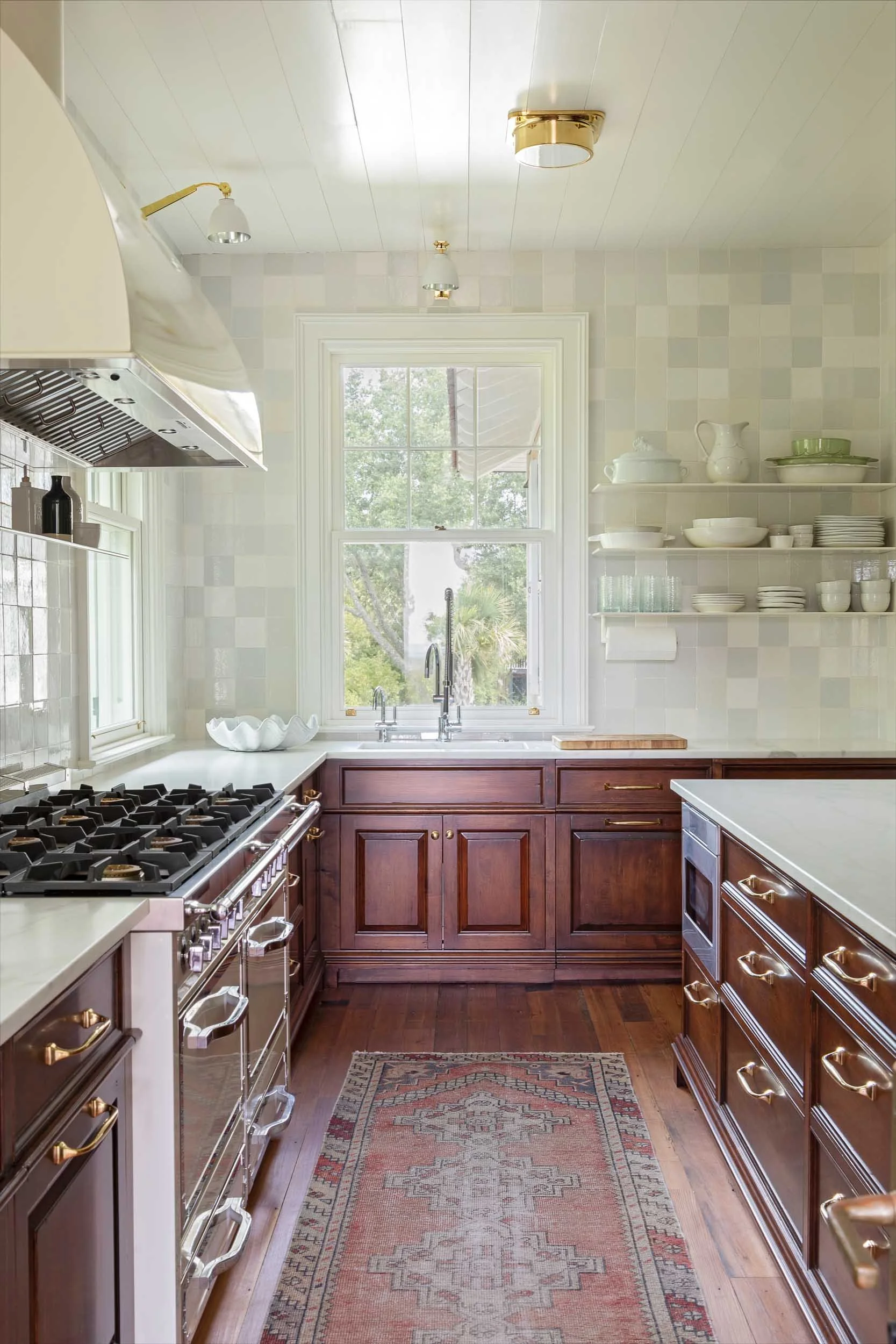 kitchen-white-namib-marble-countertops-delft-mosiac-tile backsplash-with-floating-shelves.jpg