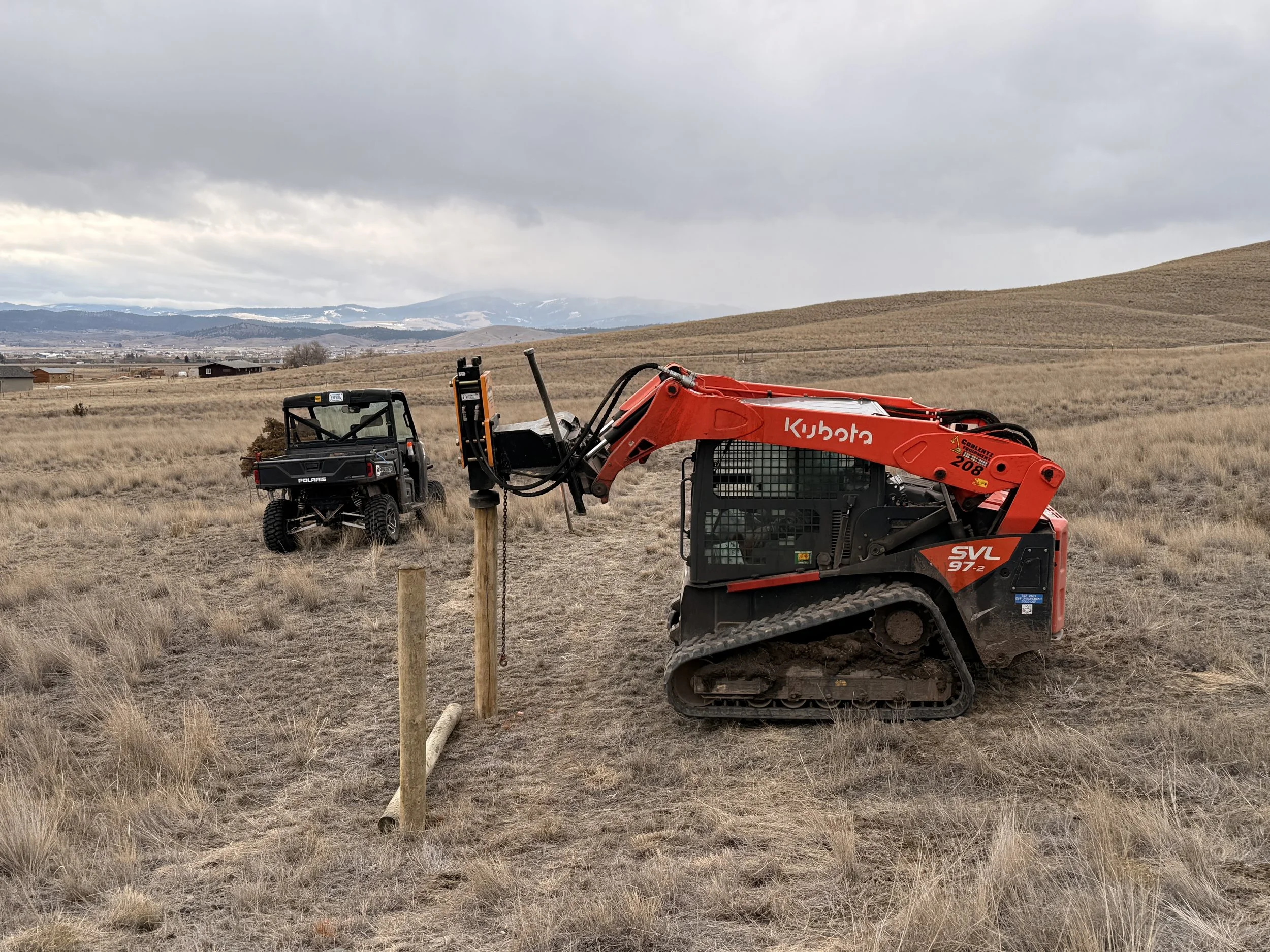 Kubota fence installation