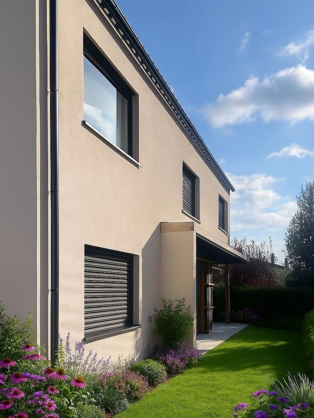 🌿Una casa que et cuida 🌿
En aquesta llar passiva de fusta, els hiverns s&oacute;n c&agrave;lids i els estius frescos.
A dins s&rsquo;hi respira un aire sempre net i hi regna la calma 🕊️.
Tot amb un disseny fet a mida per a les necessitats de la fa