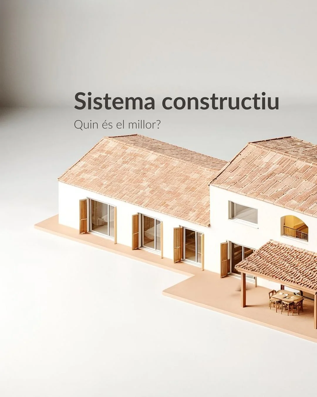 🏡 Quin &eacute;s el millor sistema constructiu per a casa teva? 
Potser t&rsquo;has fet aquesta pregunta m&eacute;s d&rsquo;una vegada. I la veritat &eacute;s que no hi ha una resposta &uacute;nica. Hi ha qui se sent m&eacute;s c&ograve;mode amb la 